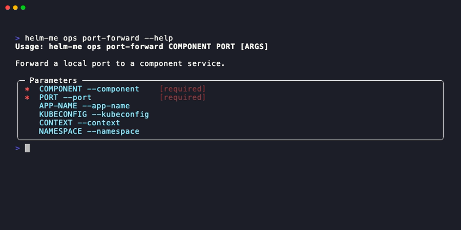 port-forward help
