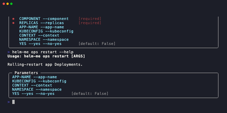 scale and restart