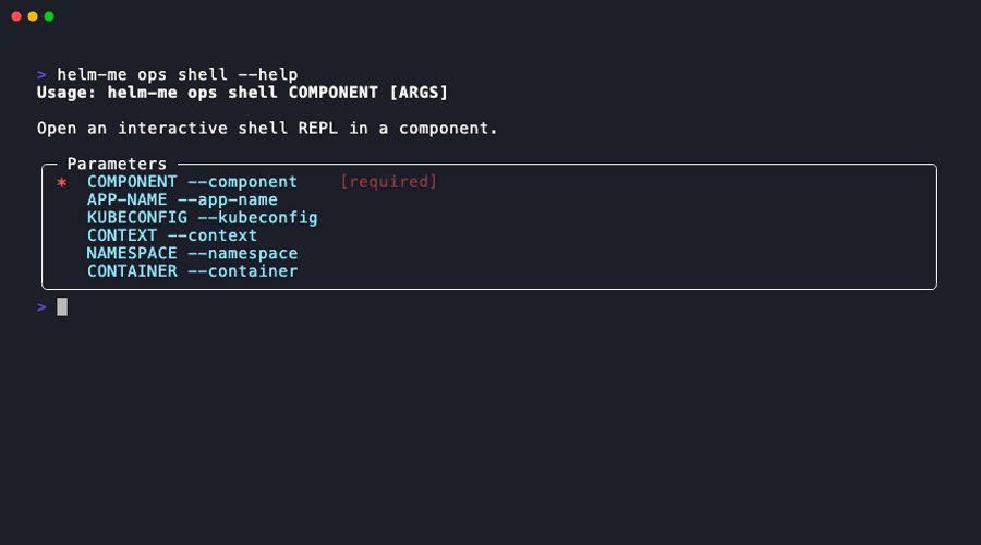 shell help